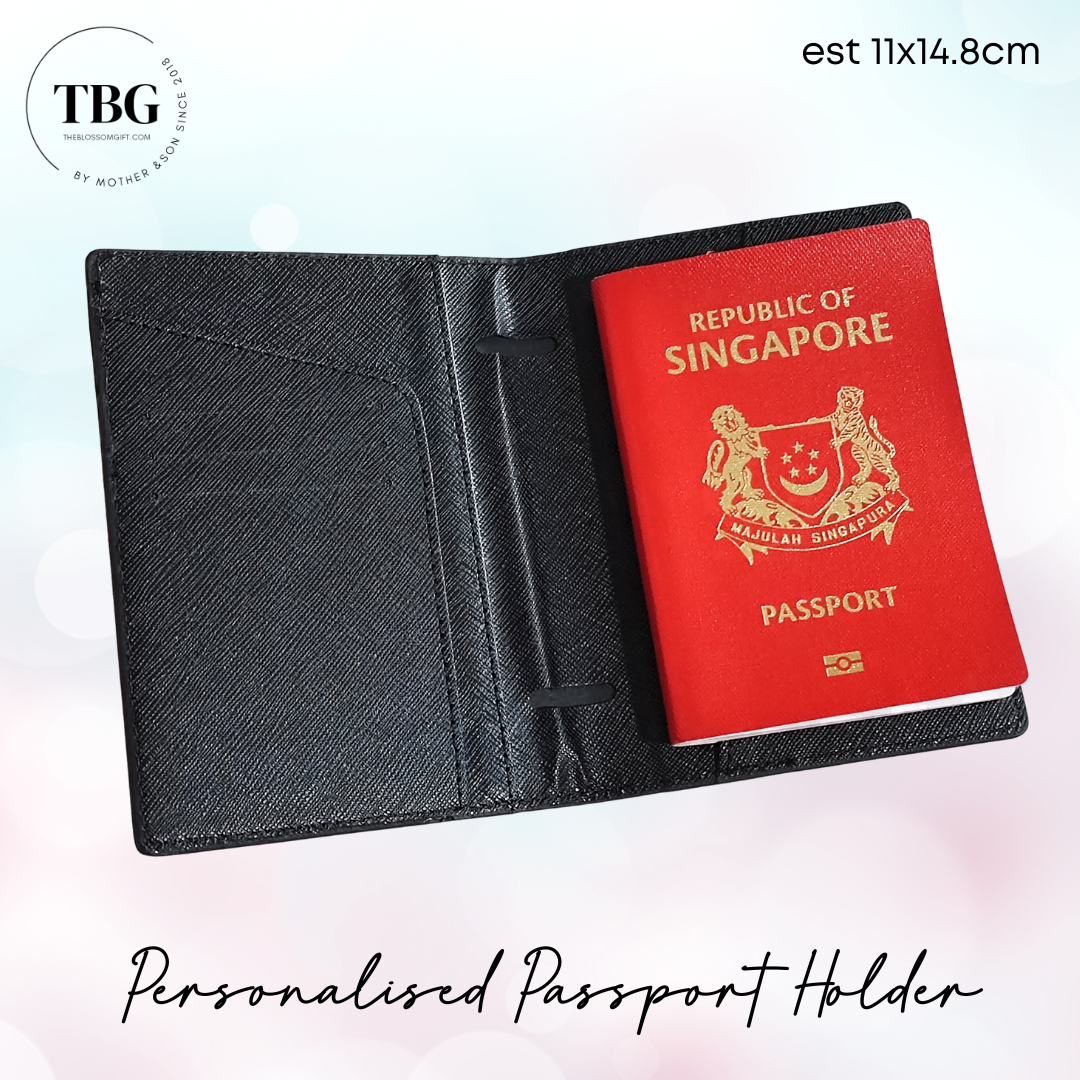 Personalised Passport Cover & Holder, Singapore