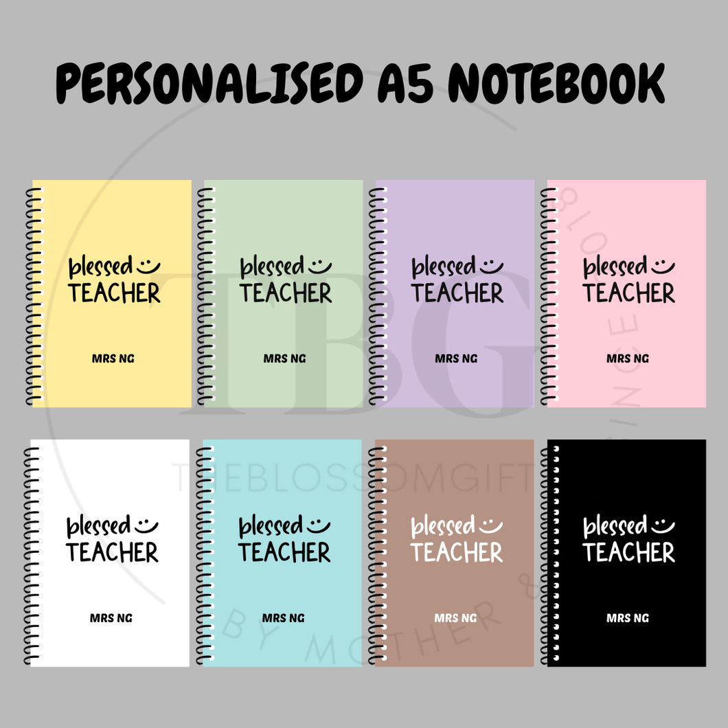 Personalised Notebook - TEACHER'S DAY - A5 - Lined