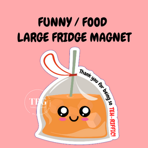 LARGE Fridge Magnets -CUTE / FOOD / FUNNY