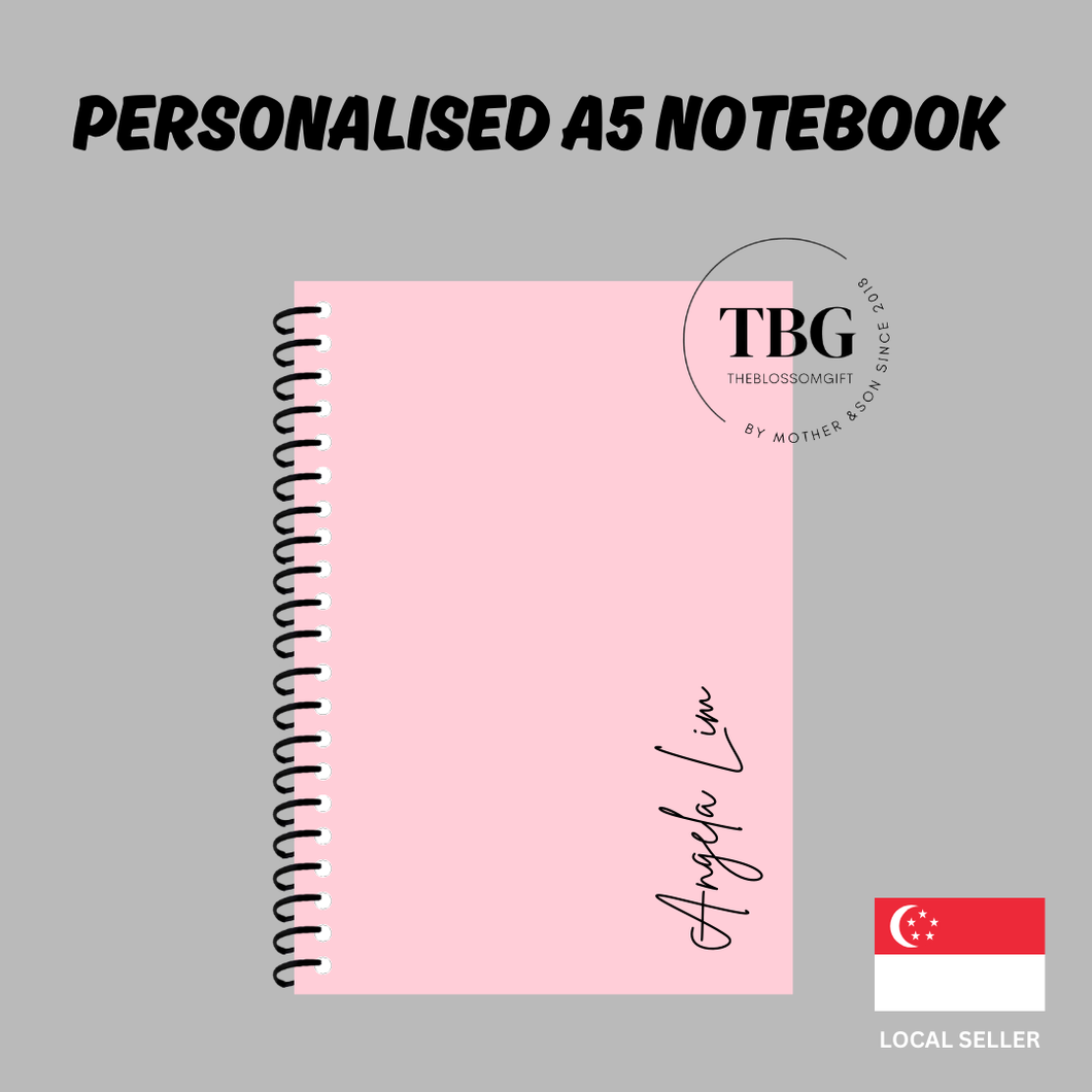 Personalised Notebook  - A5 - NAME- Lined