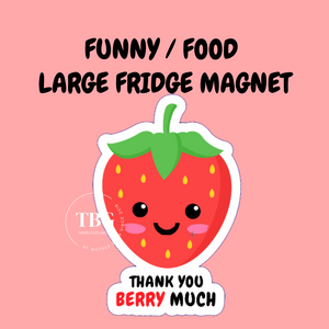 LARGE Fridge Magnets -CUTE / FOOD / FUNNY