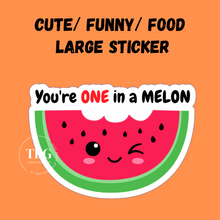 Load image into Gallery viewer, Large Sticker | Funny Cute Food Design Big Stickers