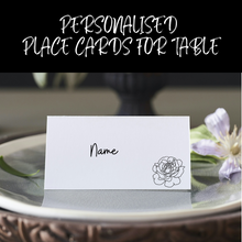 Load image into Gallery viewer, Personalised Place Cards