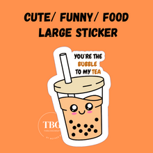 Load image into Gallery viewer, Large Sticker | Funny Cute Food Design Big Stickers