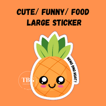 Load image into Gallery viewer, Large Sticker | Funny Cute Food Design Big Stickers