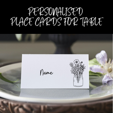 Load image into Gallery viewer, Personalised Place Cards