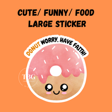 Load image into Gallery viewer, Large Sticker | Funny Cute Food Design Big Stickers