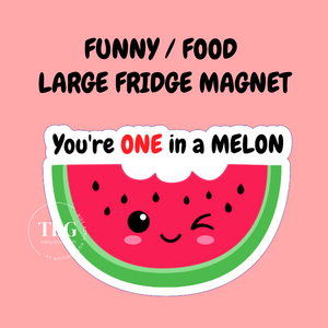 LARGE Fridge Magnets -CUTE / FOOD / FUNNY