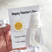 Load image into Gallery viewer, Personalised Room &amp; Linen Spray (Travel Size 30ml) TEACHER&#39;S DAY