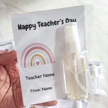 Load image into Gallery viewer, Personalised Room &amp; Linen Spray (Travel Size 30ml) TEACHER&#39;S DAY