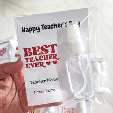 Load image into Gallery viewer, Personalised Room &amp; Linen Spray (Travel Size 30ml) TEACHER&#39;S DAY