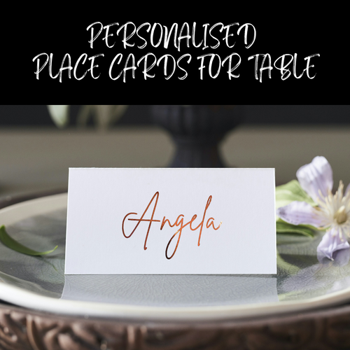Personalised Place Cards - Foiled