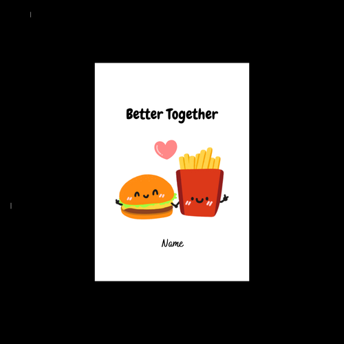 Personalised Notebook - Food & Funny - Design 27