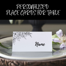 Load image into Gallery viewer, Personalised Place Cards