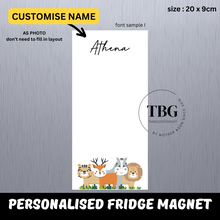 Load image into Gallery viewer, Personalised/Customised 20X9CM Fridge White Board Magnetic - D13