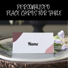 Load image into Gallery viewer, Personalised Place Cards