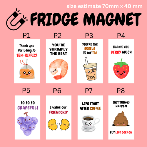 Fridge Magnets - Food/ Cute /Funny