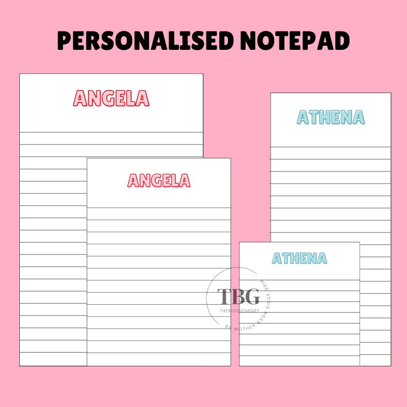 Personalised Notepad - Modern Classic