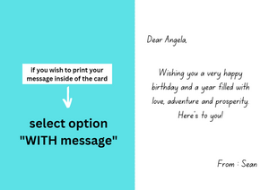 Personalised Card design 5