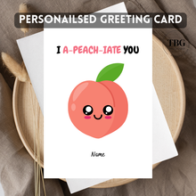 Load image into Gallery viewer, Personalised Card (food/funny) design 27